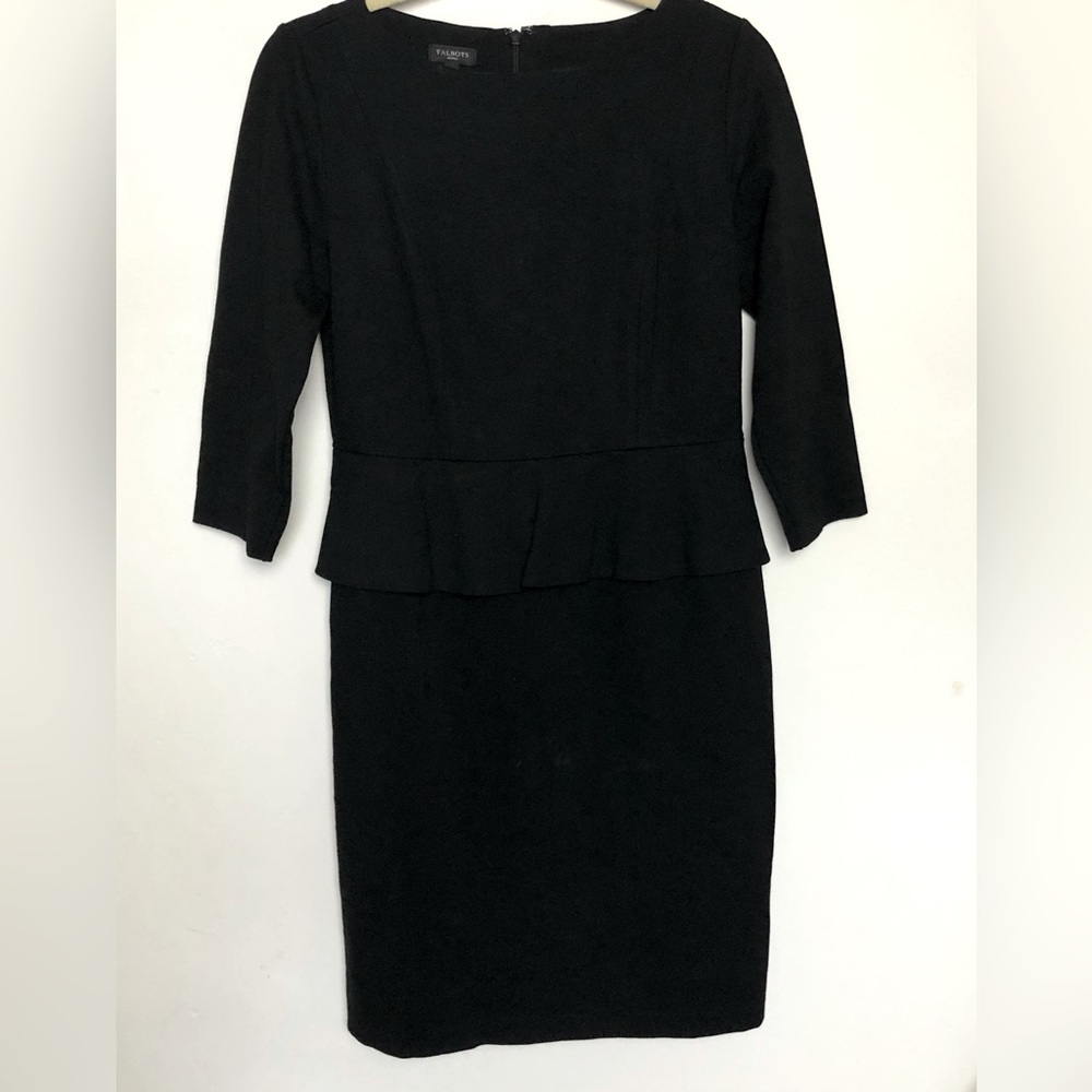 ✨ TALBOTS BLACK DRESS SIZE 6P